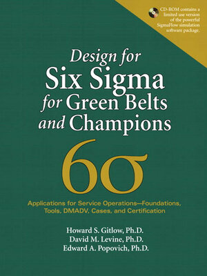 cover image of Design for Six Sigma for Green Belts and Champions